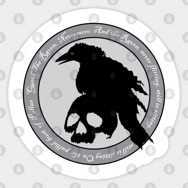 The Raven EAP Sticker by DickinsonDesign